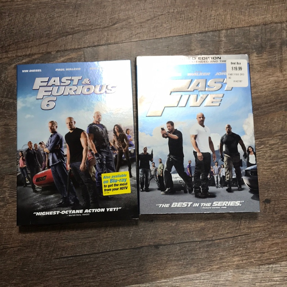 Fast and Furious DVD set #5&6